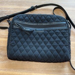 Black Quilted Vera Bradley Crossbody